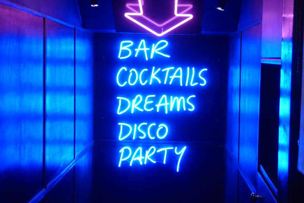 nightclub neon lights