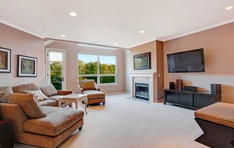 Cream Domestic Carpets - Living Room