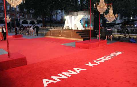 Anna Karenina Red Carpet - Specialist bespoke red carpets