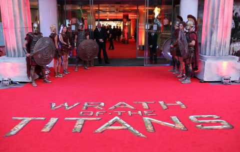 Wrath of the Titans - Specialist bespoke red carpets